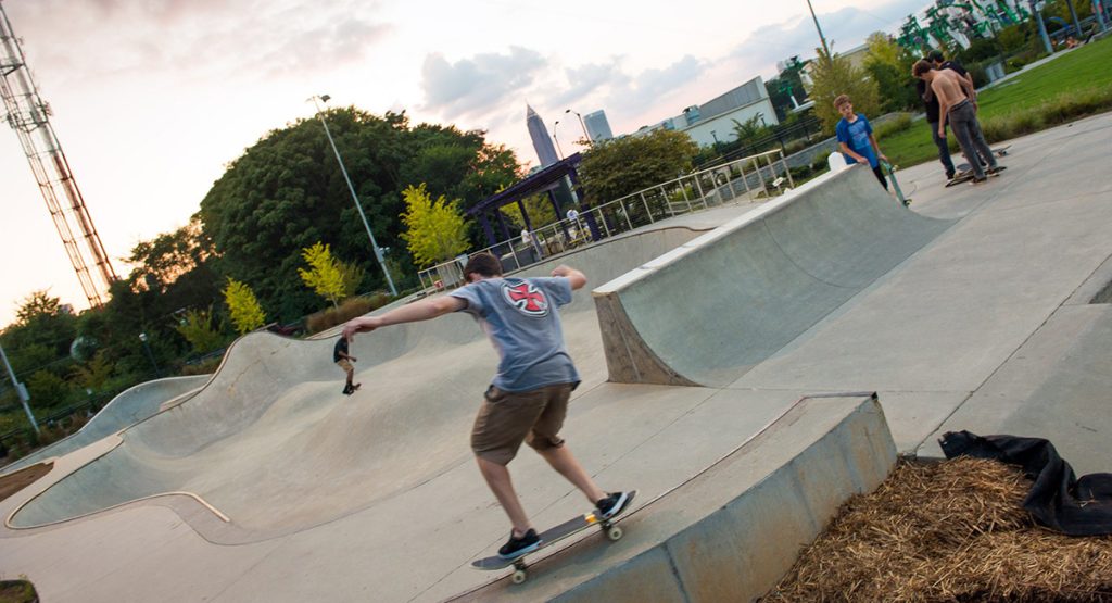 Historic Fourth Ward Skate Park in Atlanta