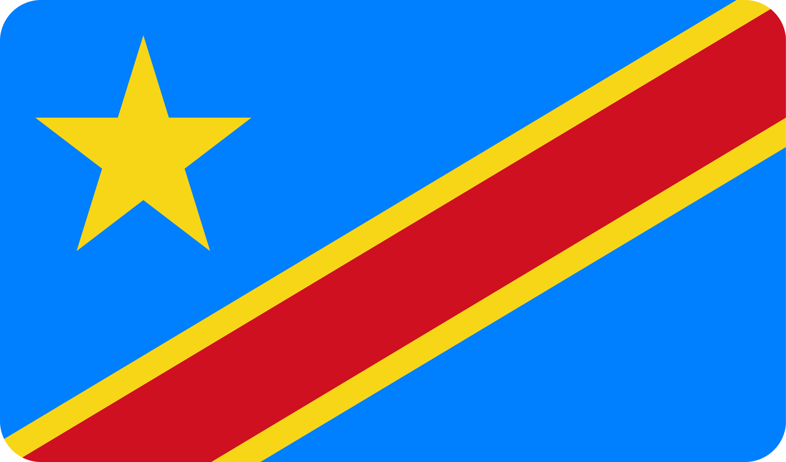 Congo DR Flag