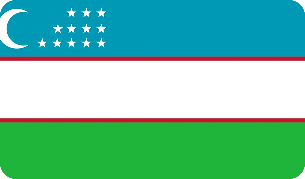 Uzbekistan Flag