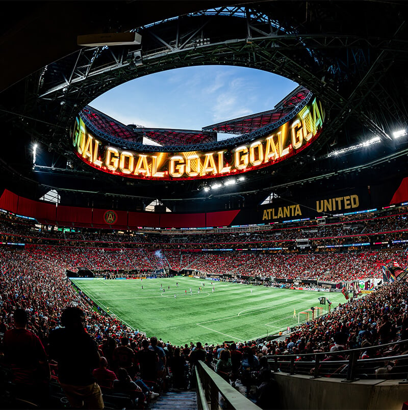 @DiscoverAtlanta Link In Bio 12 mercedes benz stadium Atlanta United